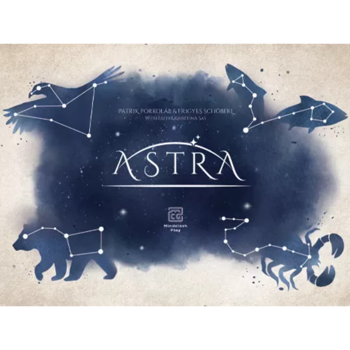 Astra constellation strategy board game box front artwork