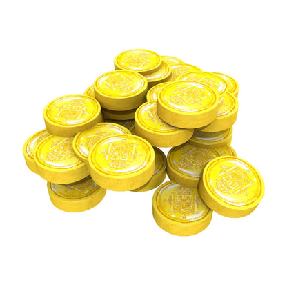 Barcelona Upgrade Pack wooden coin resources for the Barcelona board game deluxe component upgrade