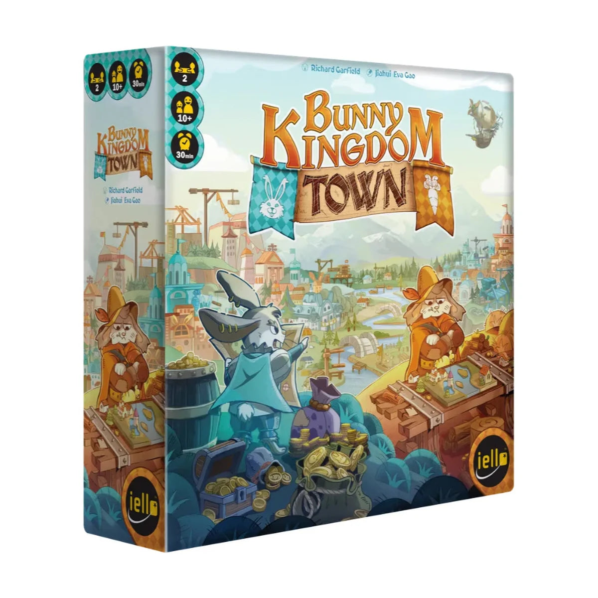 Bunny Kingdom Town strategy board game box by IELLO