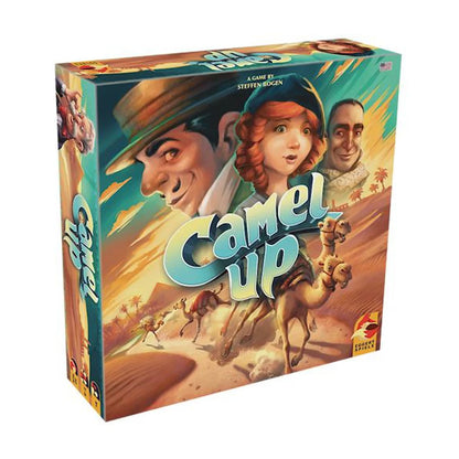 Camel Up Second Edition family racing board game box front