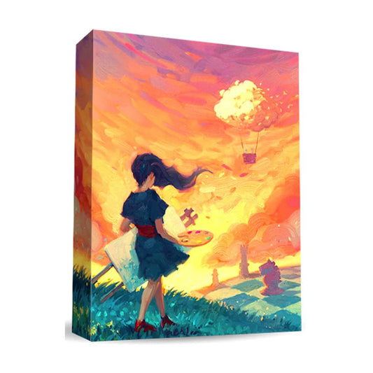 Canvas board game box art
