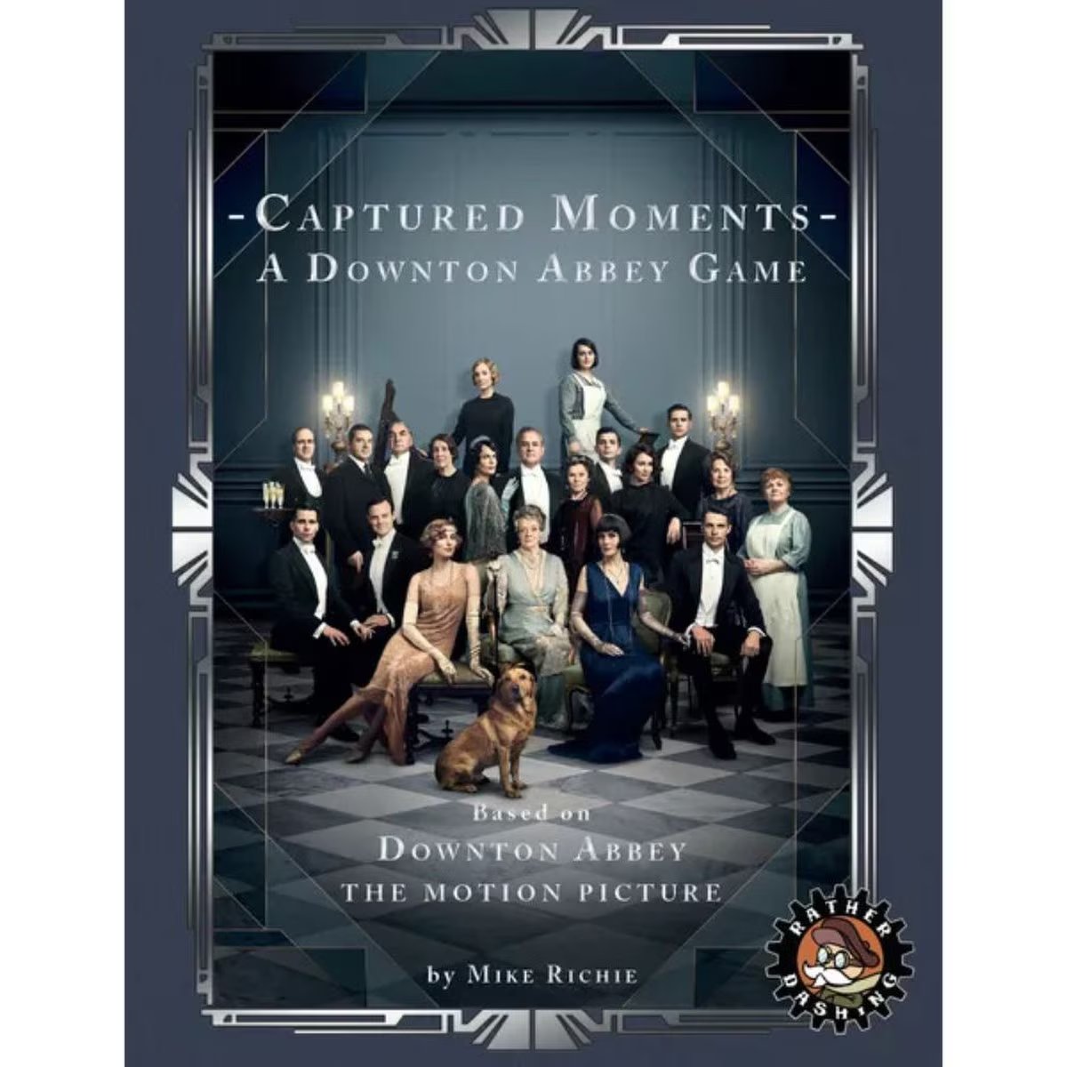 Captured Moments Downton Abbey Game box front featuring characters from Downton Abbey.