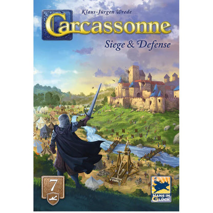Carcassonne V3.1 Expansion 7 Siege and Defense front box artwork board game expansion