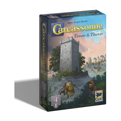 Carcassonne Towers and Thieves Expansion 4 angled box view