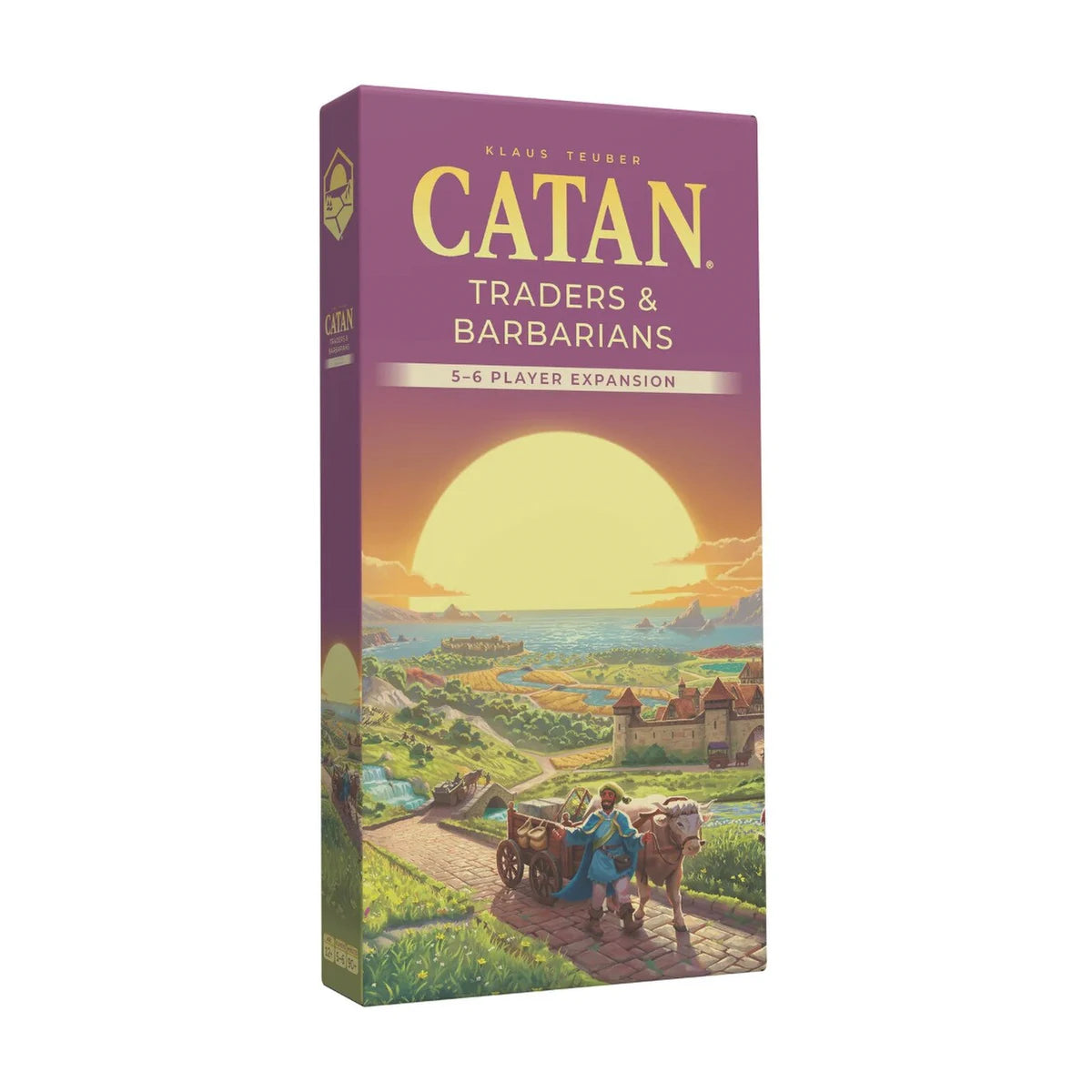 CATAN 6th Edition Traders and Barbarians 5 to 6 Player Expansion box for expanding CATAN game nights