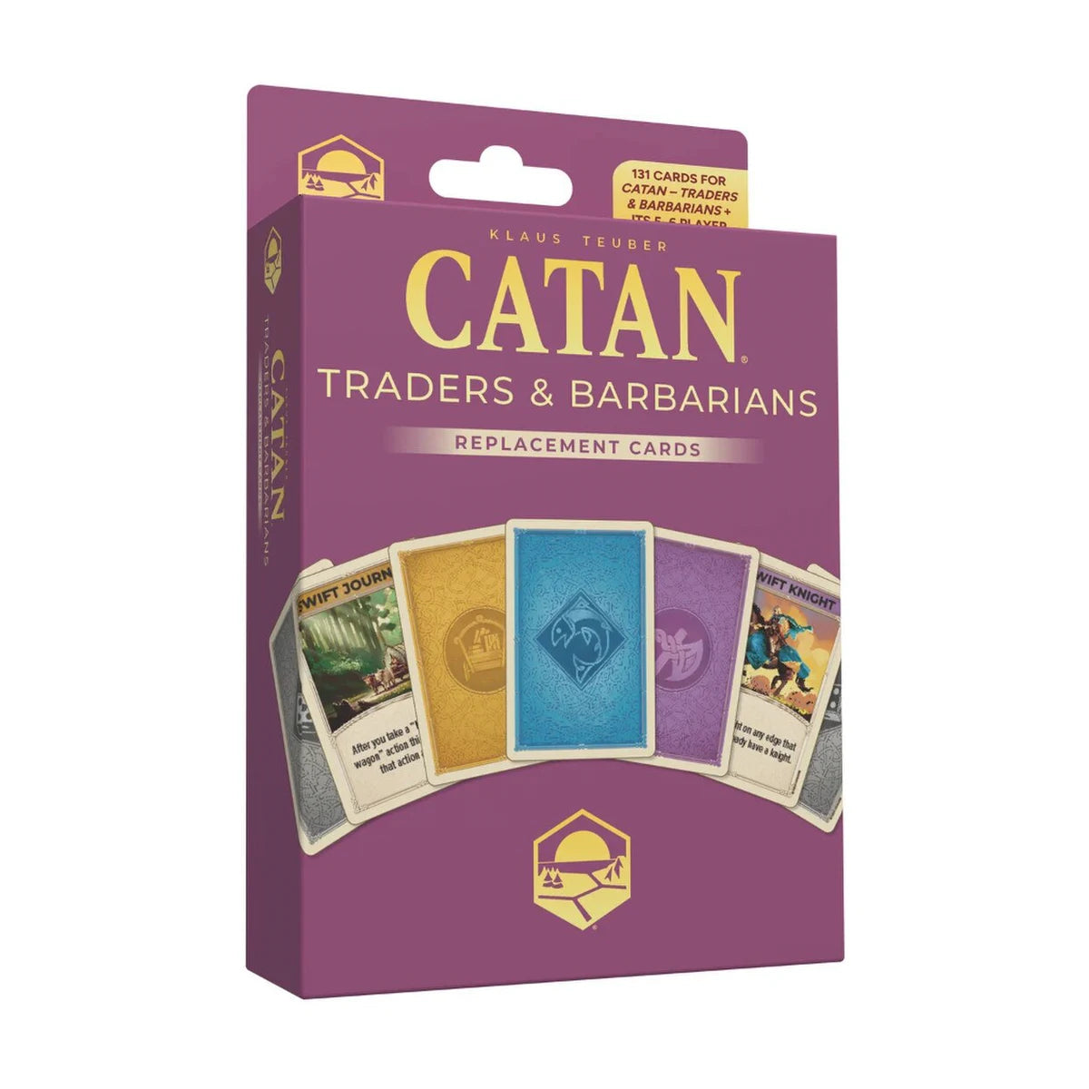 CATAN 6th Edition Traders and Barbarians replacement cards box for refreshing worn or missing cards