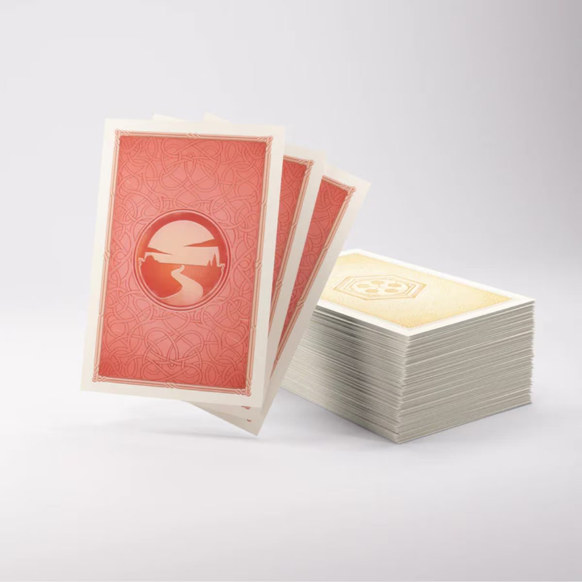 CATAN Premium Art Sleeves 154 sleeve set by Gamegenic for protecting English CATAN cards