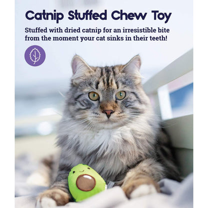 Catstages Dental Avo catnip stuffed chew toy for cats