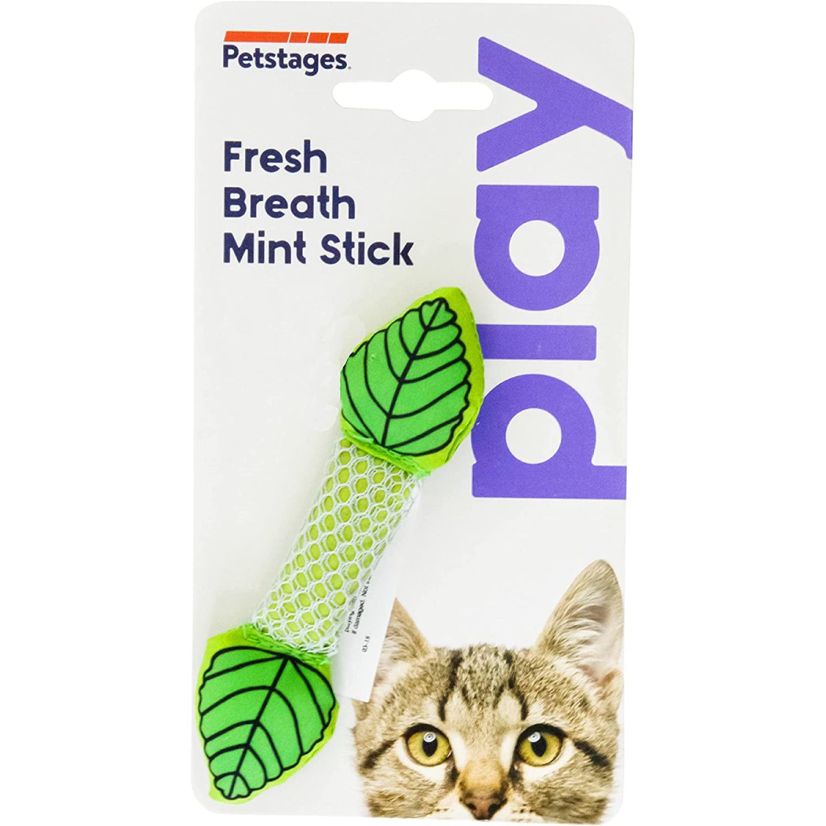 Catstages Fresh Breath Mint Stick dental cat toy in packaging