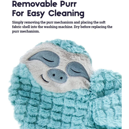 Catstages Purr Pillow Snoozin' Sloth removable purr mechanism for cleaning