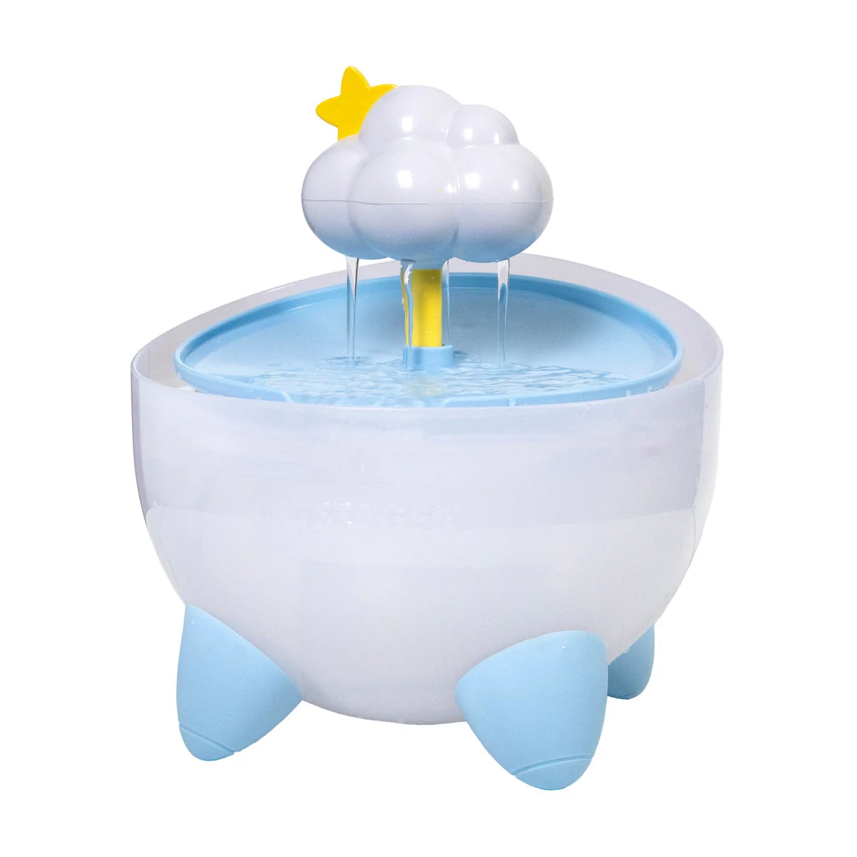 Catstages Purrfect Rain Water Fountain with cloud design