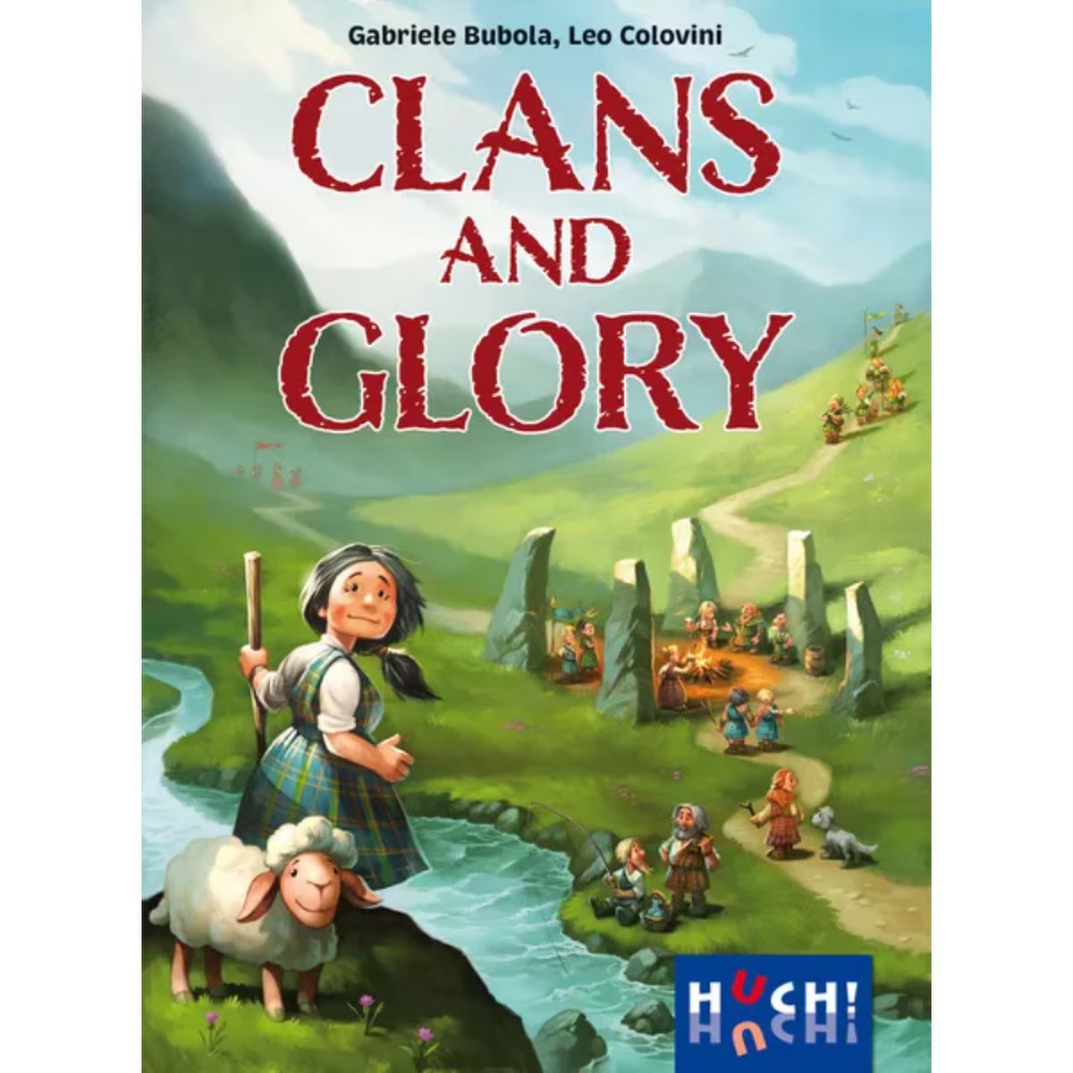 Clans and Glory Scottish clan character artwork with Highland figures