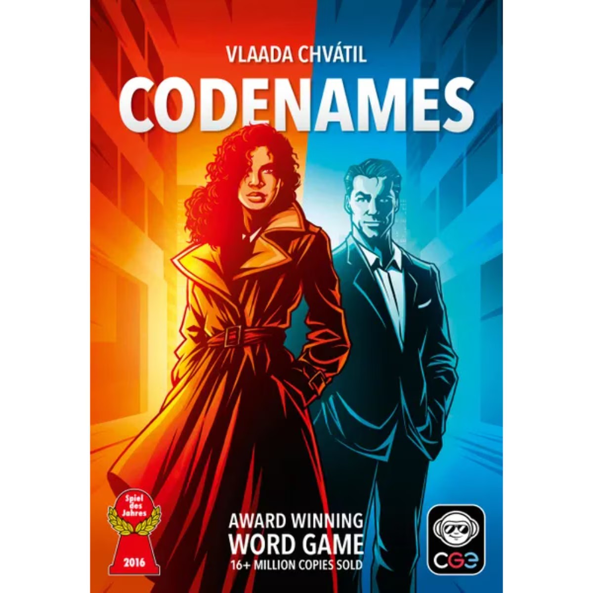 Codenames 2.0 family team word game front box image