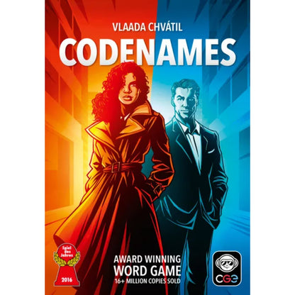 Codenames 2.0 family team word game front box image