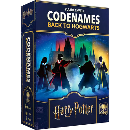 Codenames Back to Hogwarts Harry Potter card game main box image