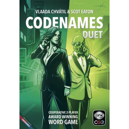 Codenames Duet 2.0 cooperative word card game front box view