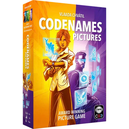 Codenames Pictures 2.0 card game main box image