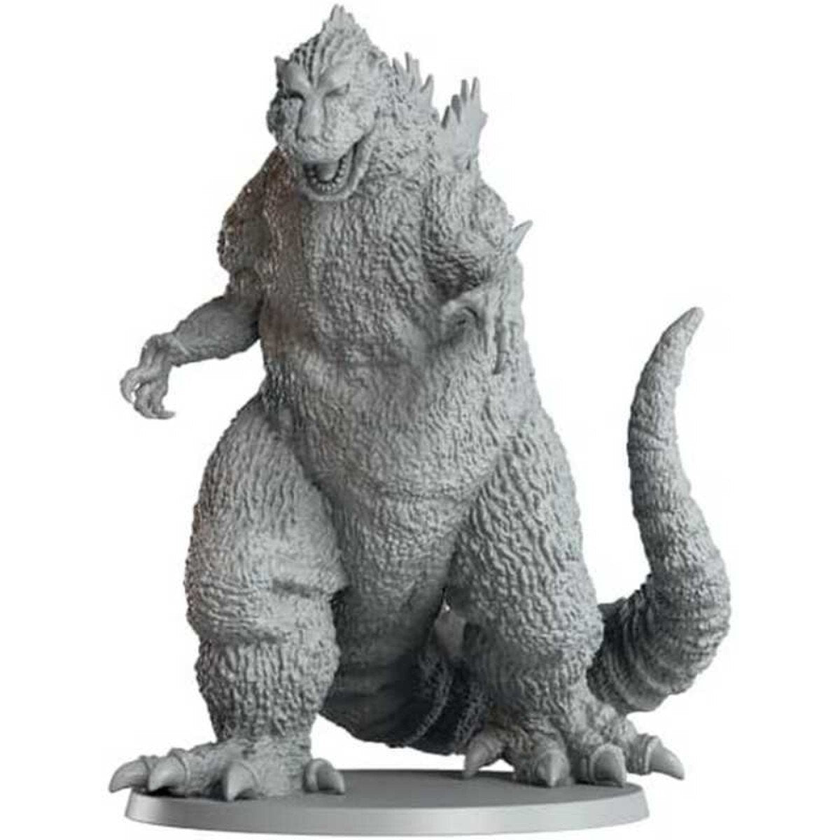 Grey Godzilla miniature included with the Cthulhu Death May Die expansion