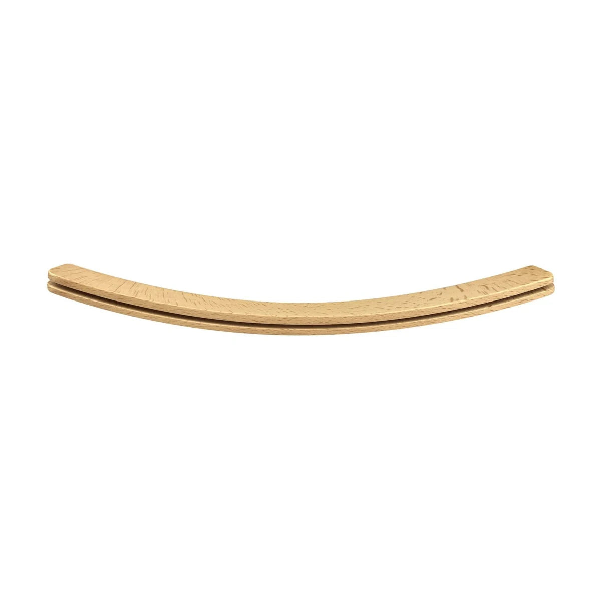 Curved wooden playing card base showing the card holding slot