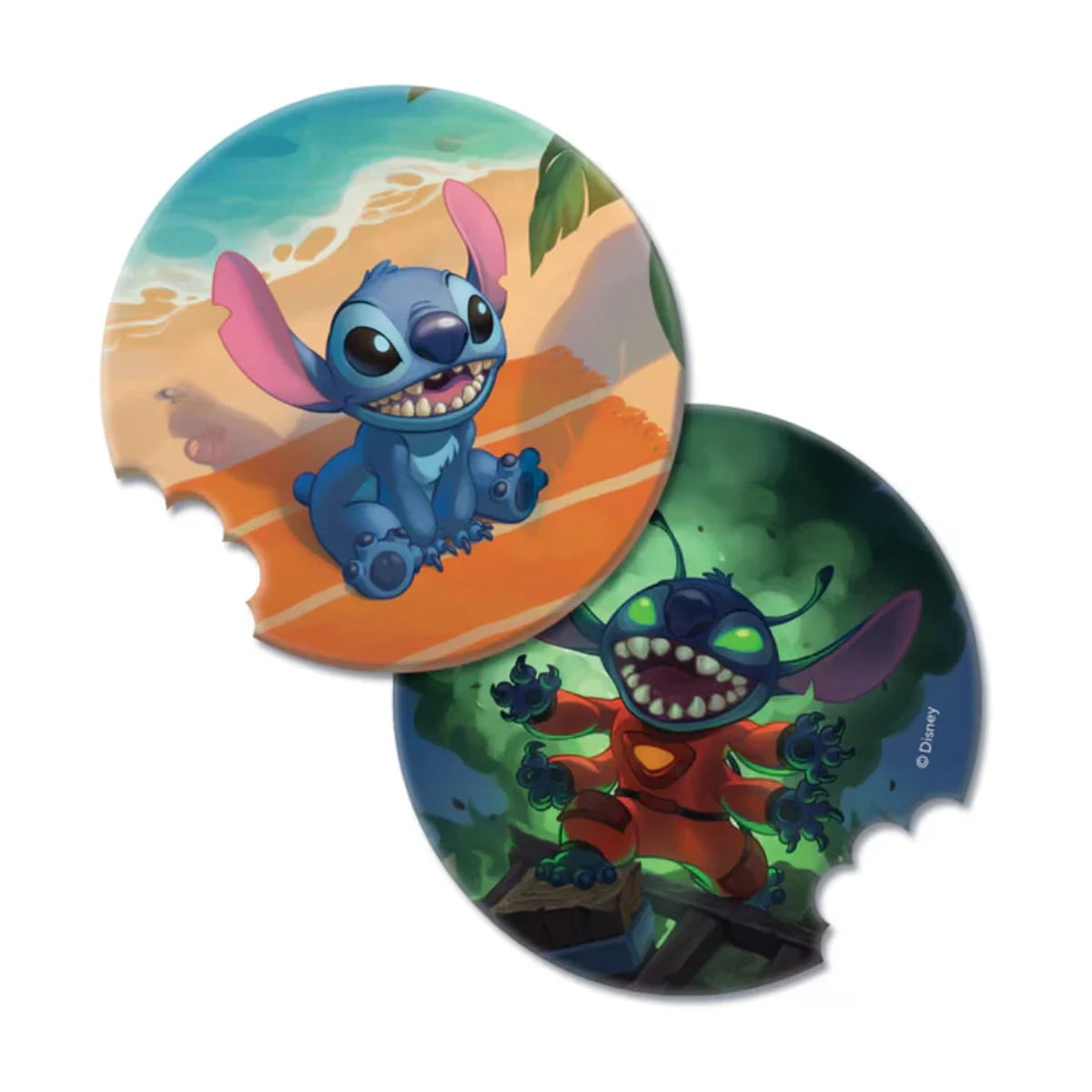 Double-sided Stitch and Experiment 626 token for Disney Stitch The Fix for 626 card game