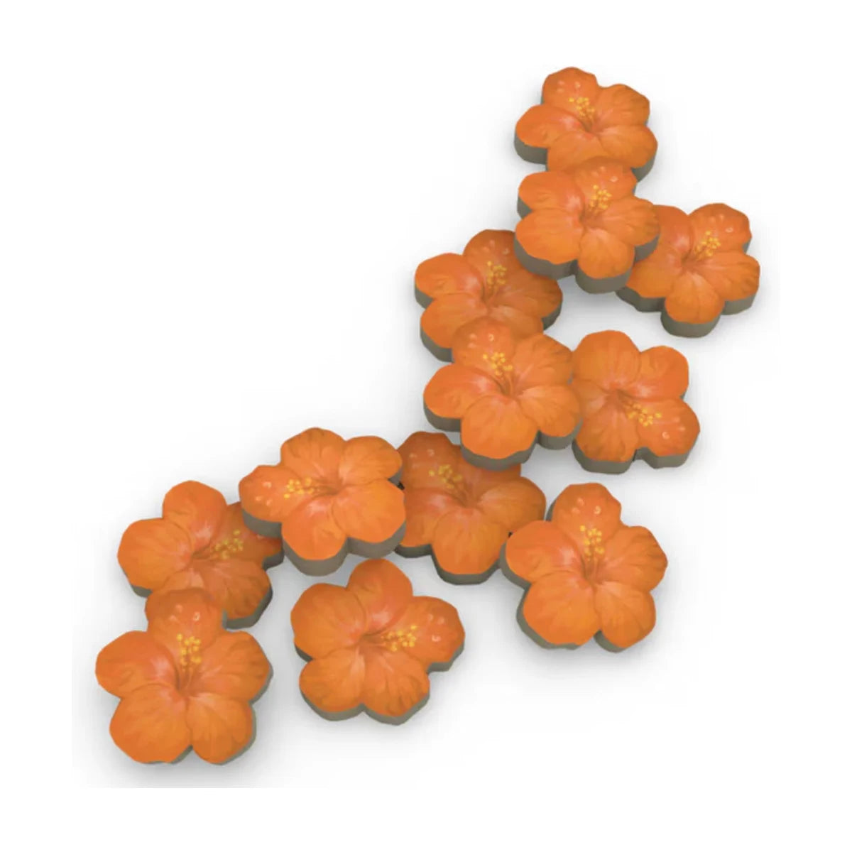 Orange victory flower tokens for Disney Stitch The Fix for 626 card game
