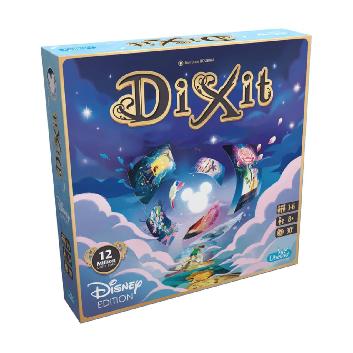Dixit Disney Edition storytelling board game box for family creative picture clue gameplay