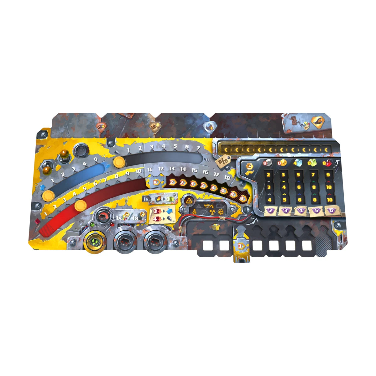 Drillers player dashboard for tracking fuel, storage, progress and drilling