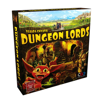 Dungeon Lords strategy board game box from Czech Games Edition