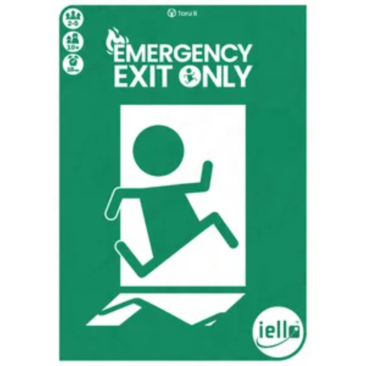 Emergency Exit Only cooperative family board game box front