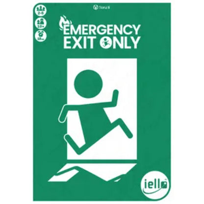 Emergency Exit Only cooperative family board game box front