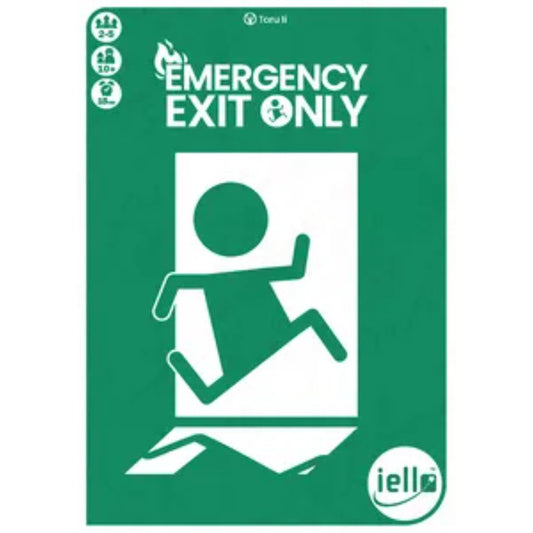 Emergency Exit Only cooperative family board game box front