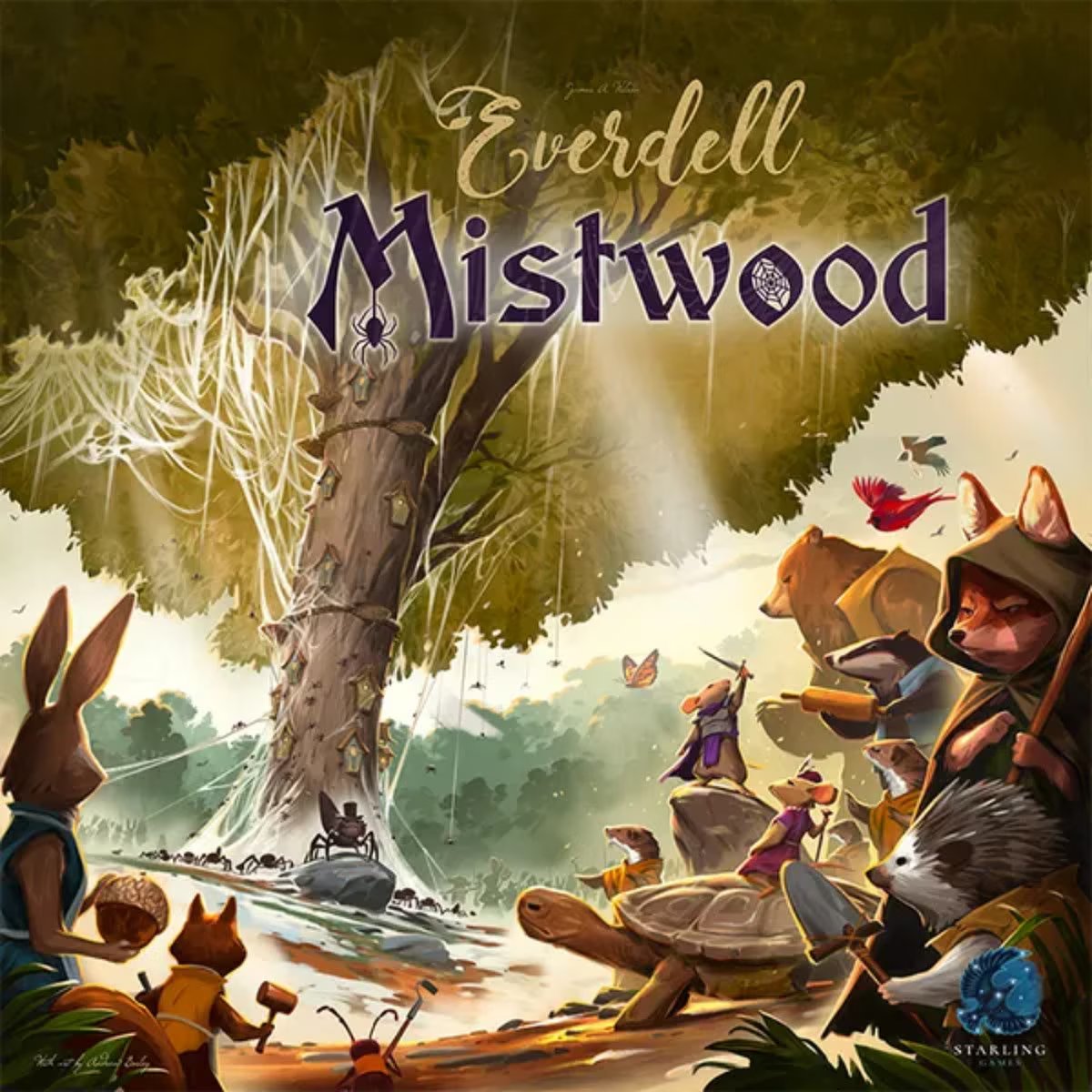 Close-up cover art for Everdell Mistwood Expansion