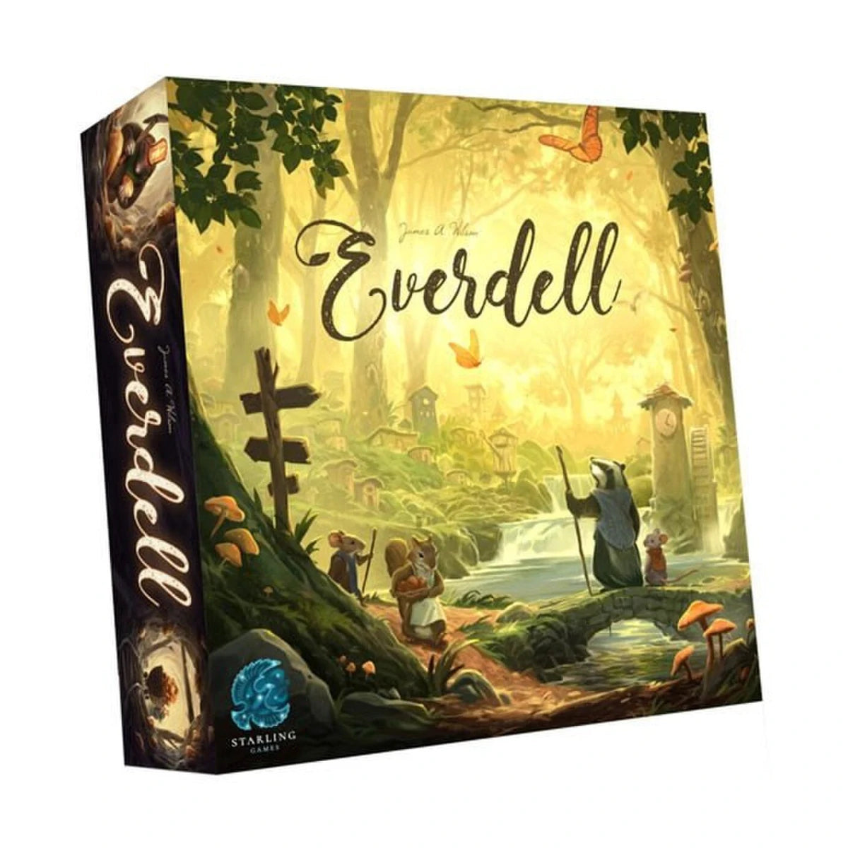 Everdell Standard Edition board game box featuring the woodland artwork and Ever Tree