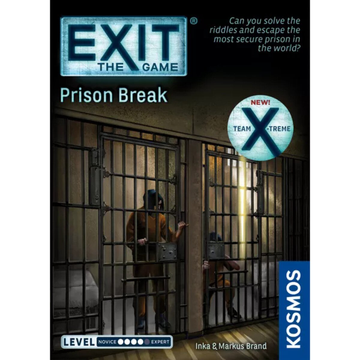 EXIT The Game Prison Break cover artwork with prison cells and Team Xtreme escape room theme