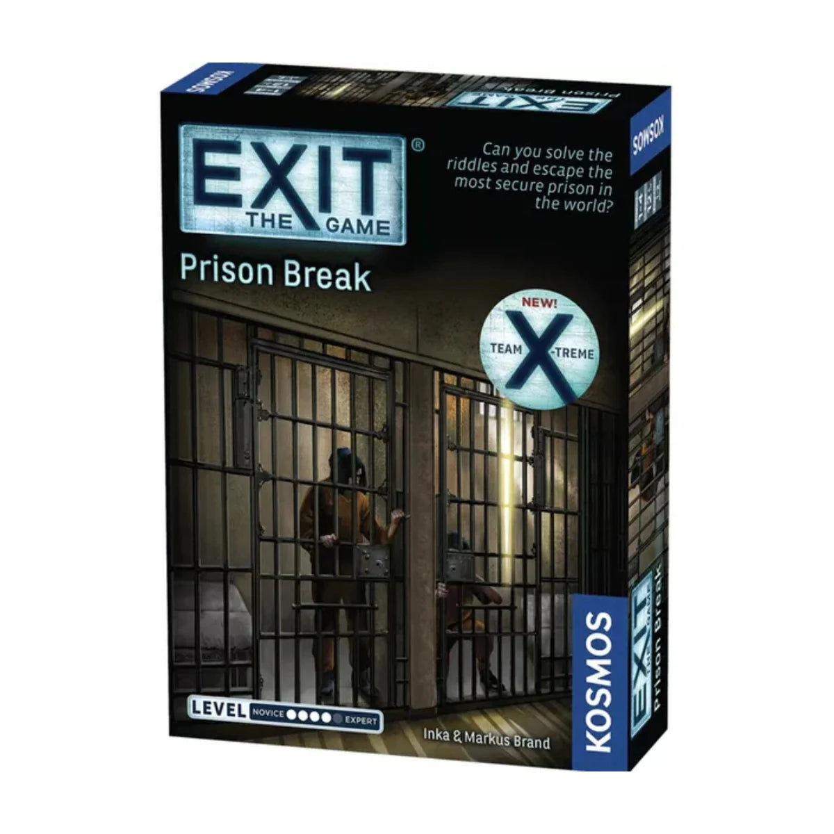 EXIT The Game Prison Break escape room board game box front for 2 to 4 players ages 12 plus