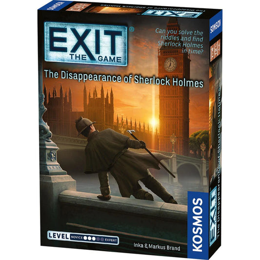 EXIT The Disappearance of Sherlock Holmes escape room board game box front