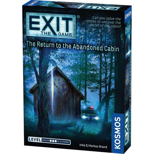 EXIT The Return to the Abandoned Cabin escape room board game box front
