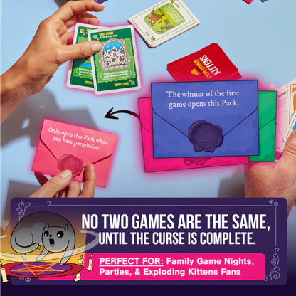 Exploding Kittens Curse You secret packs and unlocked cards used to change the game over time