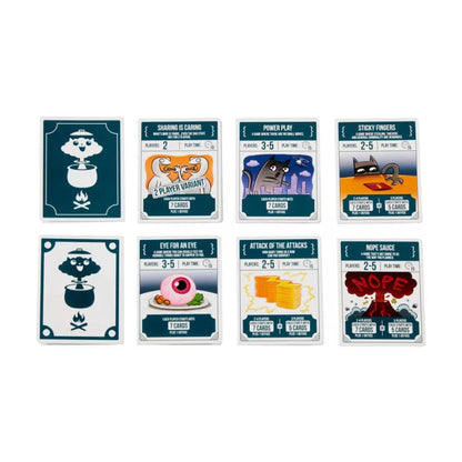 Recipe Cards included in Exploding Kittens Recipes for Disaster