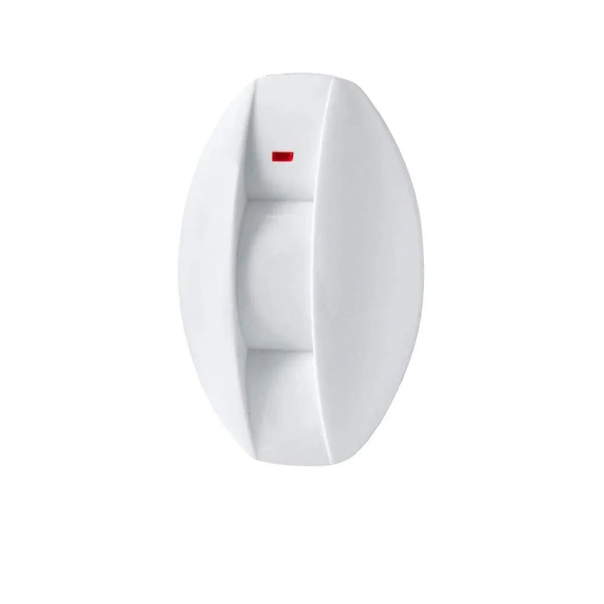Wireless indoor curtain PIR motion sensor 433MHz for door and window alarm systems, white detector with indicator LED