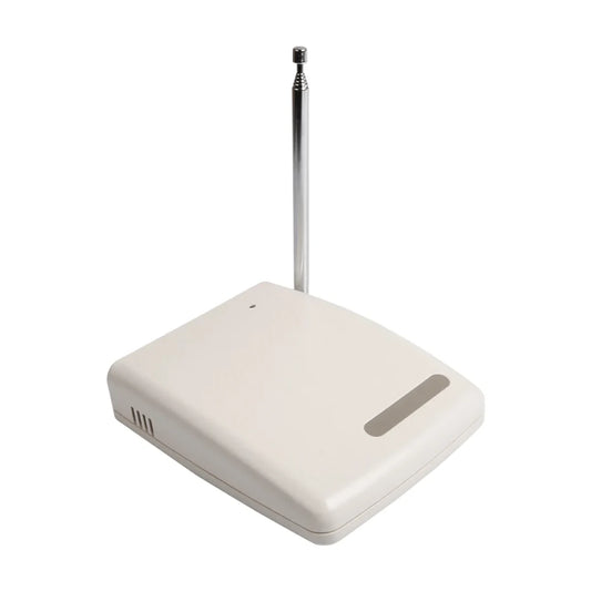 433MHz wireless alarm signal repeater booster for GT10 systems on white background