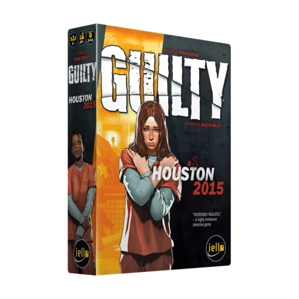 Guilty Houston 2015 detective game box by IELLO