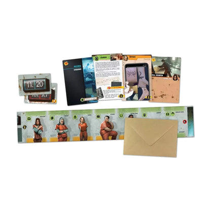 Guilty Houston 2015 investigation cards and game components