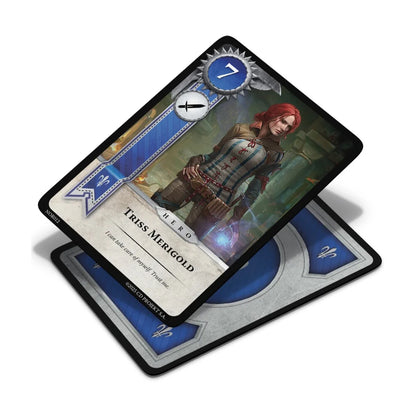 Close-up of Triss Merigold hero card from Gwent The Legendary Card Game