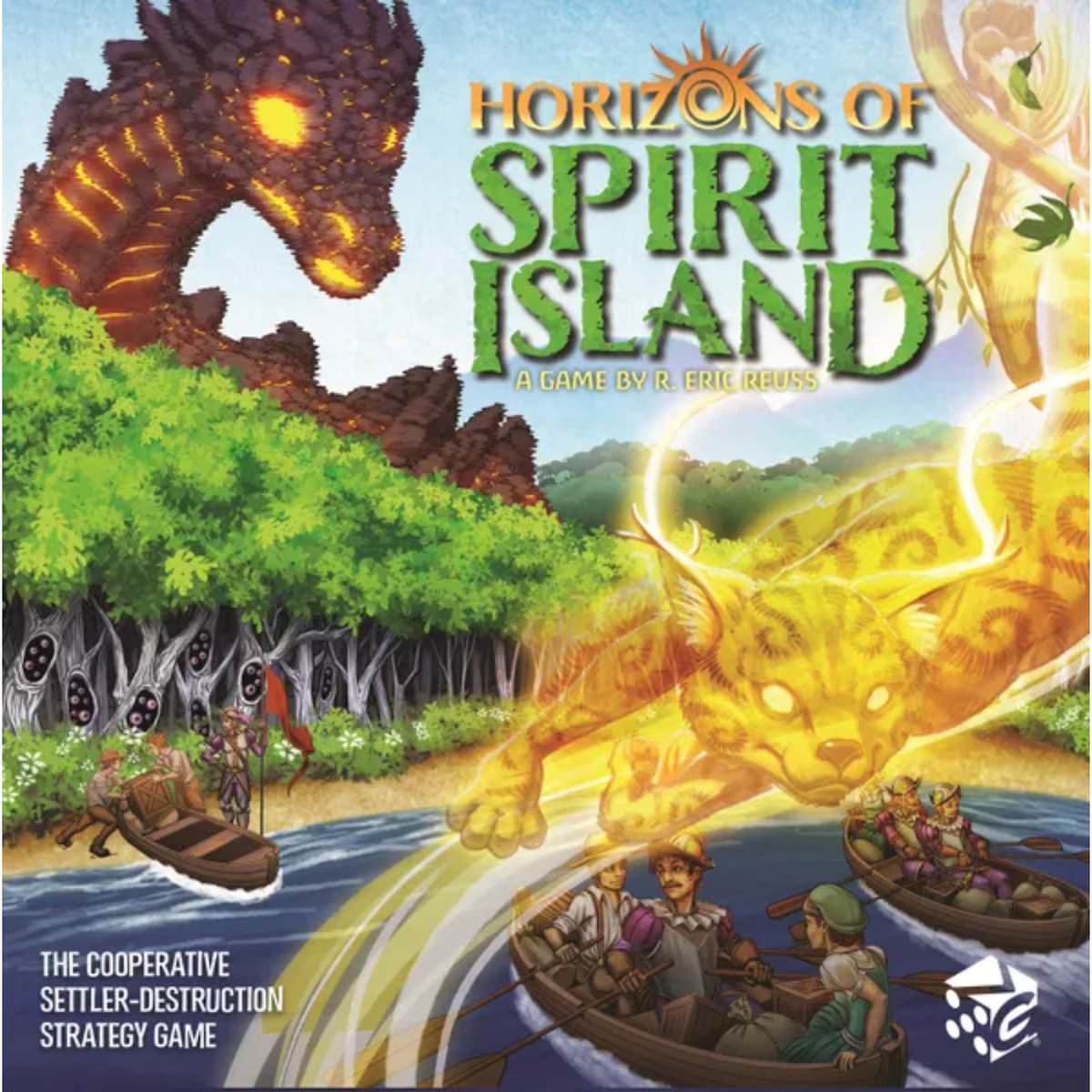 Horizons of Spirit Island board game front cover artwork