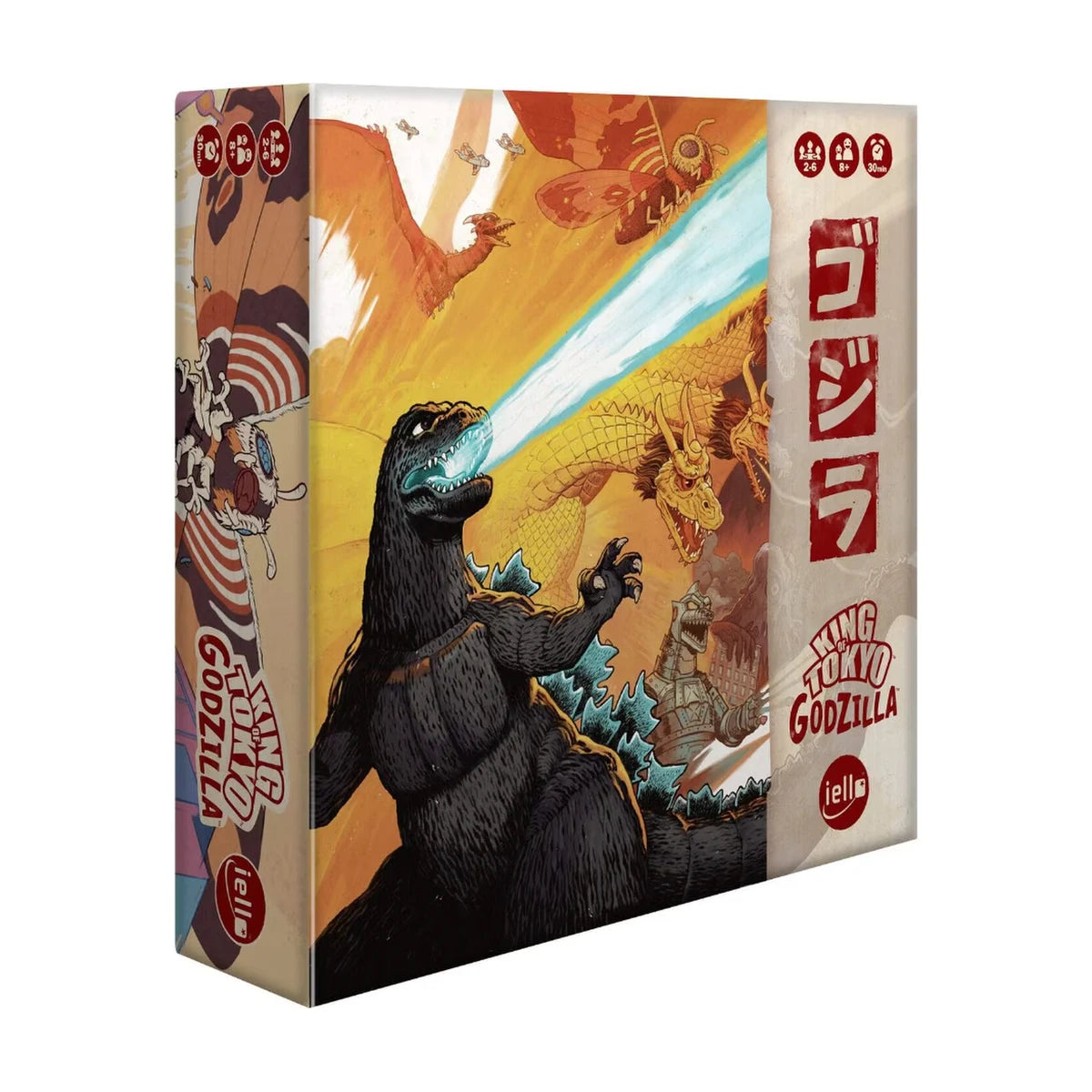 King of Tokyo Godzilla board game box featuring Godzilla and TOHO kaiju