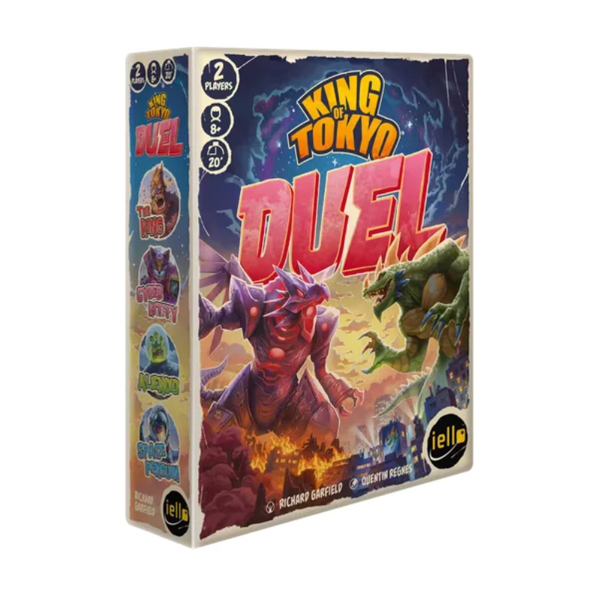 King of Tokyo Duel board game angled box main product image