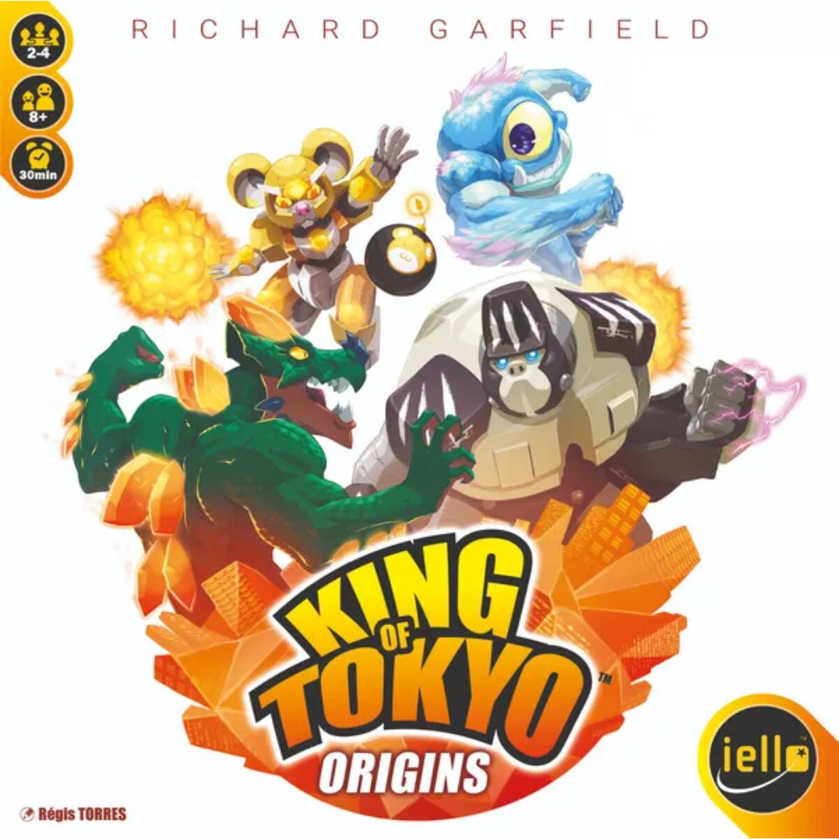 King of Tokyo Origins board game box main product image