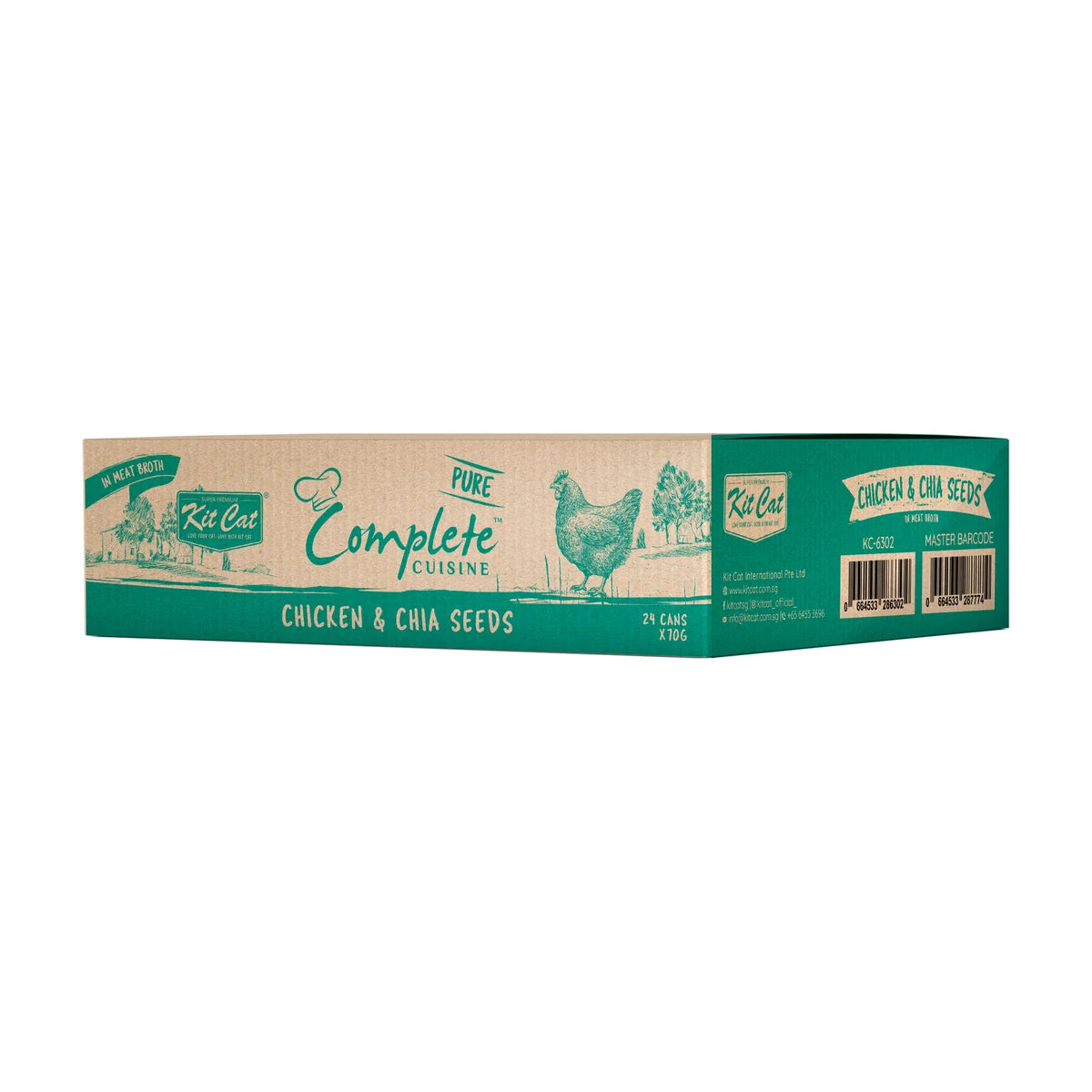 Kit Cat Complete Cuisine Chicken and Chia Seeds 24-can carton