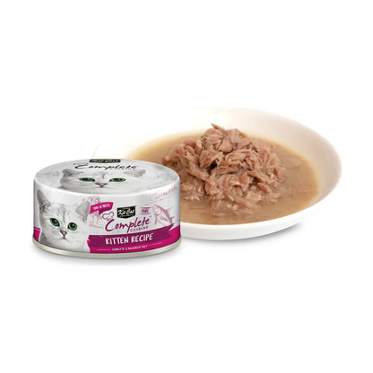 Kit Cat Complete Cuisine Kitten Tuna in Broth 70g wet cat food with real tuna flakes in broth